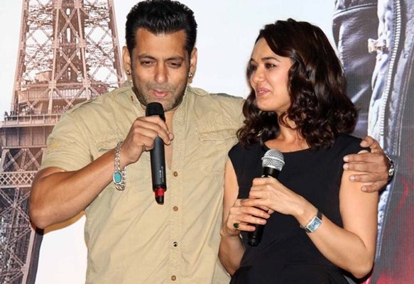 Preity Zinta with Salman Khan