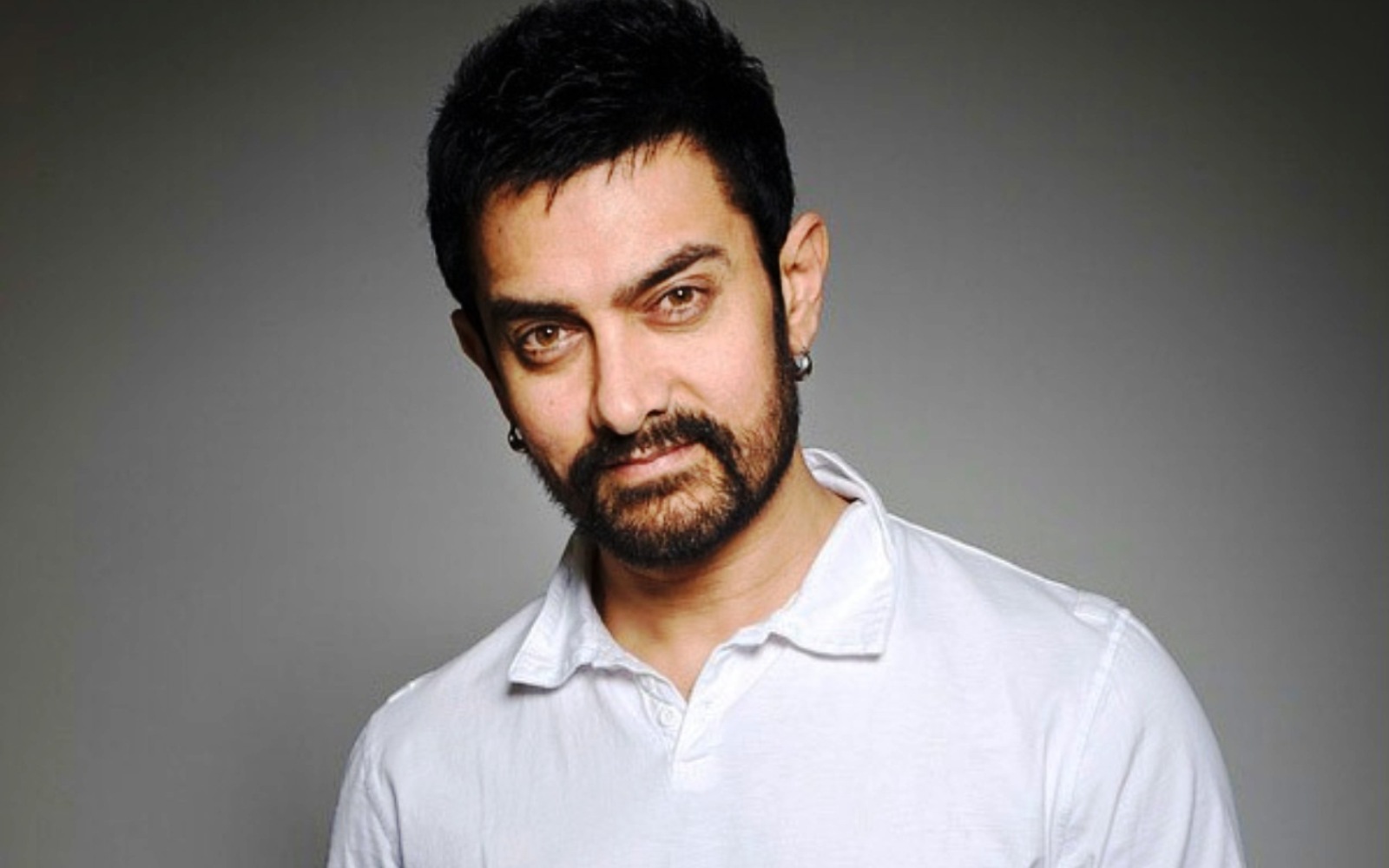 Aamir Khan in white