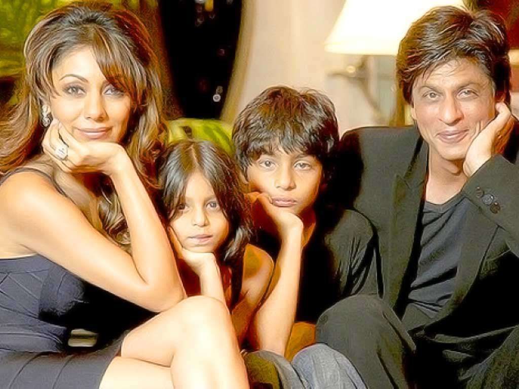 Shahrukh Khan and his family