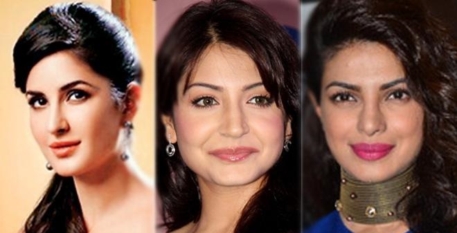 Anushka Sharma, Katrina Kaif and Priyanka Chopra