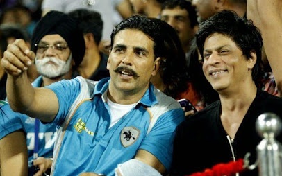 Shahrukh Khan- Akshay Kumar at IPL