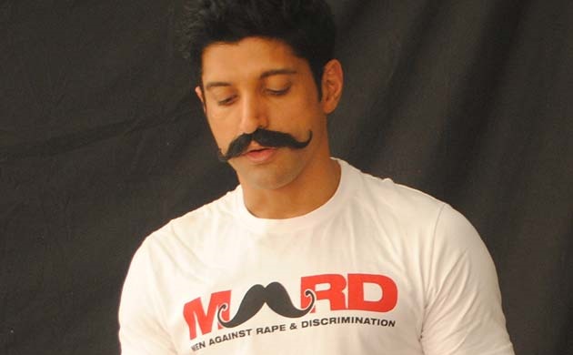 Farhan Akhtar in mustache