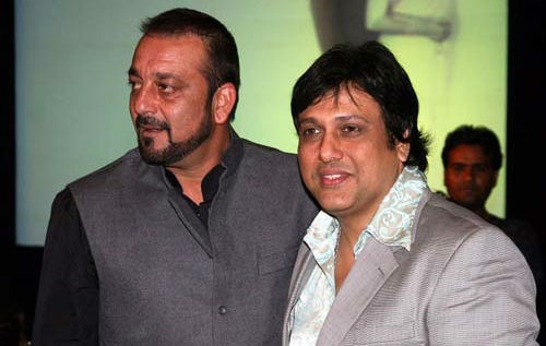 Sanjay Dutt with Govinda