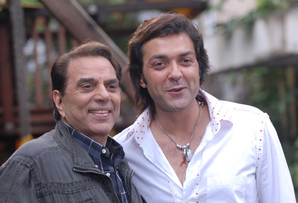 Bobby Deol with Father