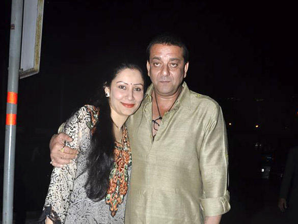 Maanyata Dutt with Sanjay Dutt