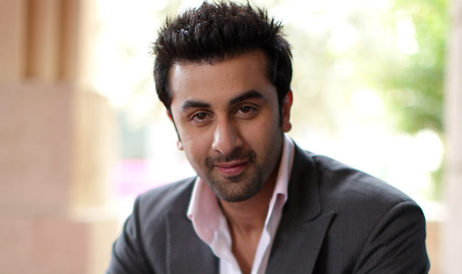 Ranbir Kapoor smiling