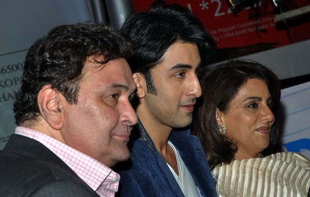 Ranbir Kapoor with Family