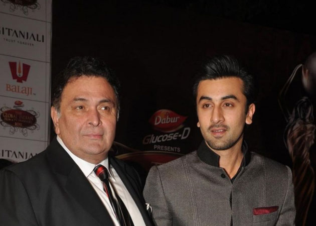 Rishi Kapoor and Ranbir Kapoor