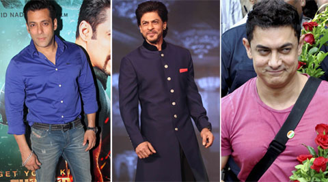 Aamir Khan, Shahrukh Khan and Salman Khan