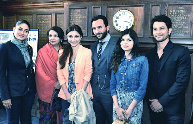 Soha Ali Khan and Family