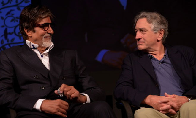 Amitabh Bachchan with Robert De Niro