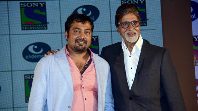 Amitabh Bachchan with Anurag Kashyap