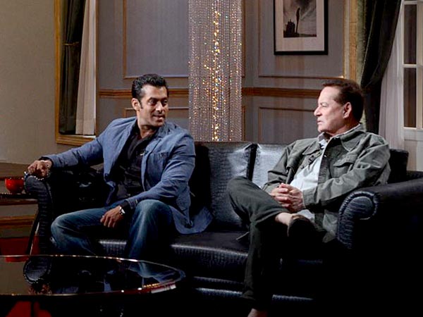 Salman Khan and Salim Khan in Koffee with Karan
