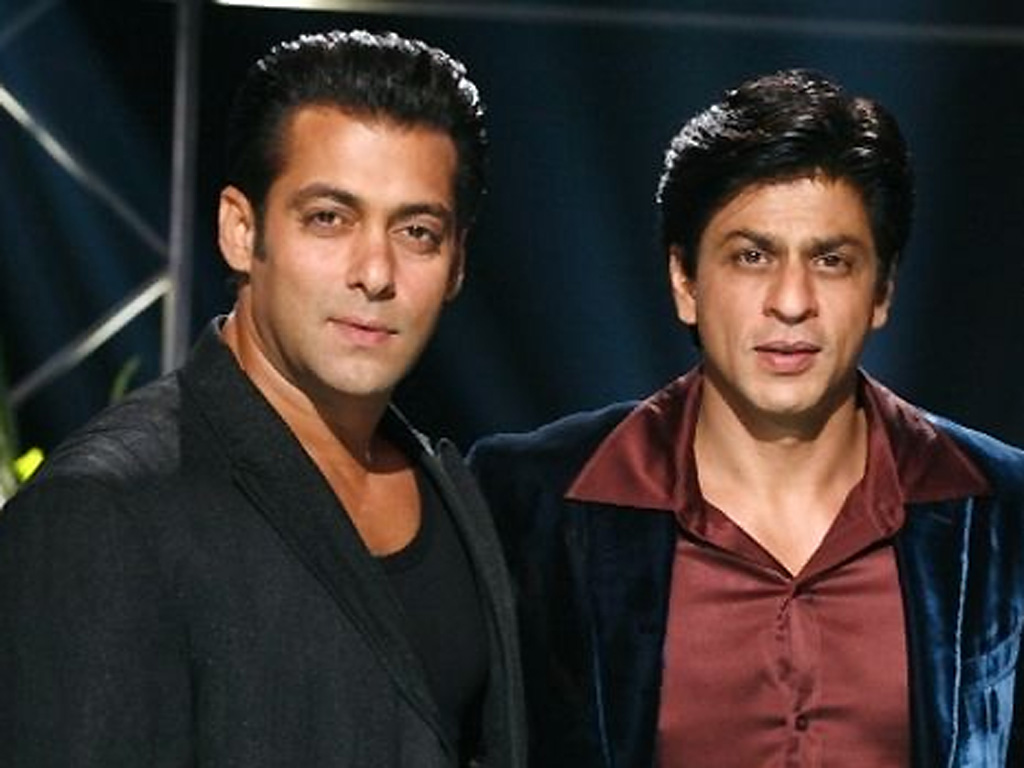 Shahrukh Khan with Salman Khan