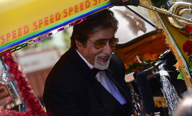 Amitabh Bachchan in Rickshaw