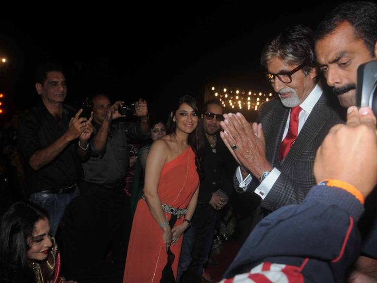 Amitabh Bachchan with Rekha