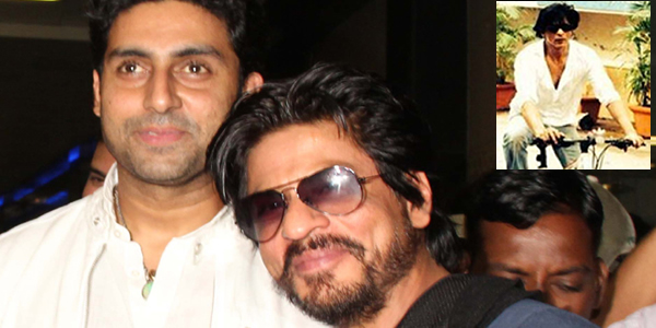 Abhishek Bachchan with Shah Rukh Khan
