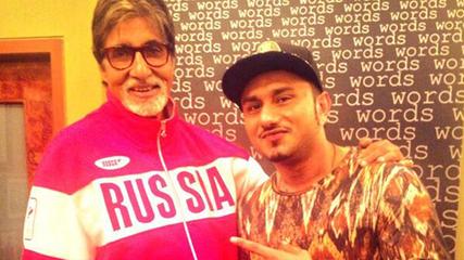 Honey Singh and Amitabh Bachchan