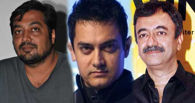 Aamir Khan, Anurag Basu and Rajkumar Hirani