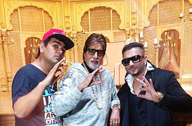 Honey Singh and Amitabh Bachchan