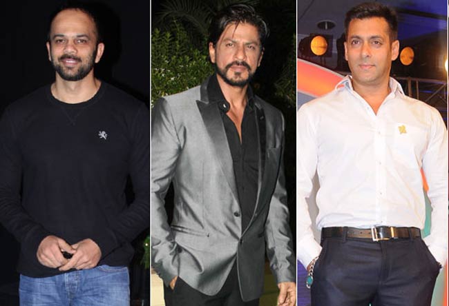 Rohit Shetty, Shahrukh Khan and Salman Khan
