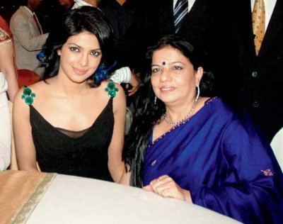 Priyanka Chopra with Mom Madhu Chopra