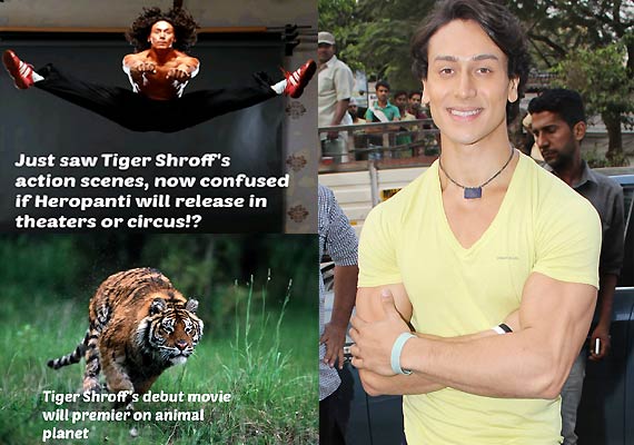Tiger Shroff jokes