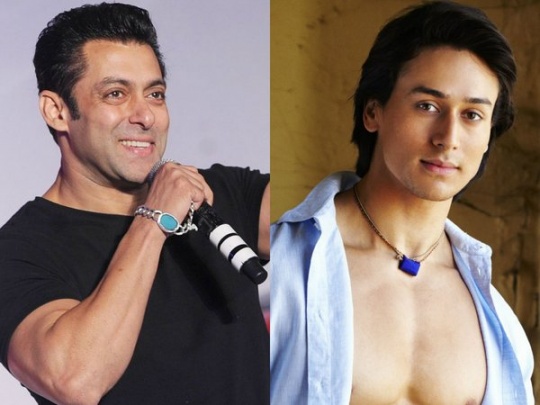 Tiger Shroff and Salman Khan'