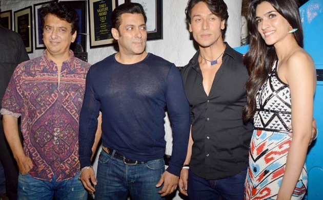 Tiger Shroff and Salman khan promote heropanti with cast