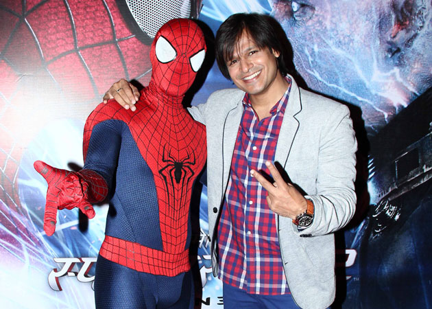 Vivek Oberoi and Spider Man 2