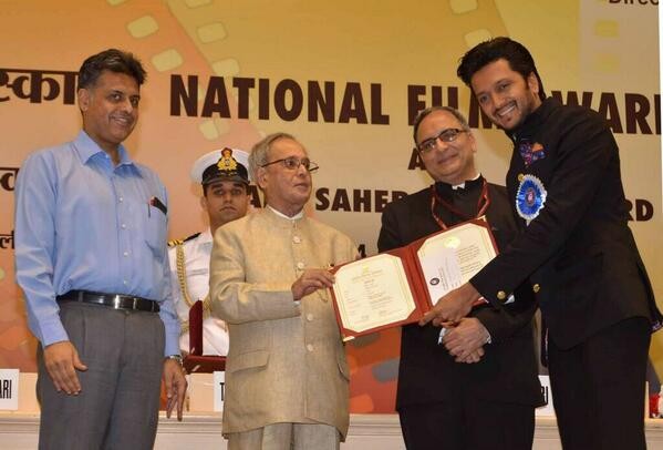 Riteish Deshmukh dedicates his first National Award