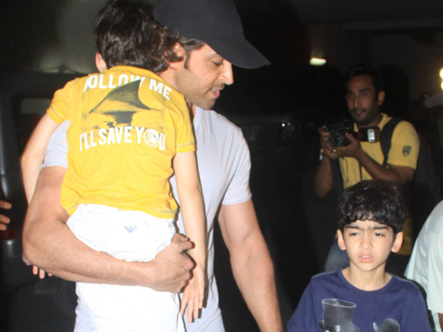 Hrithik Roshan outing with sons