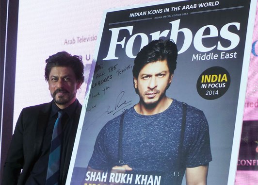 Shah Rukh Khan on Forbes cover