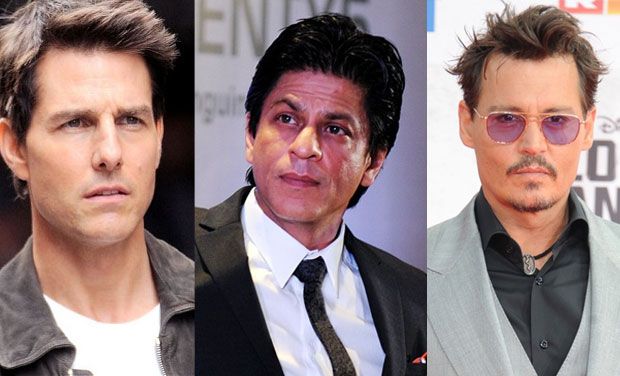 Shah Rukh Khan, Tom Cruise and Johnny Depp