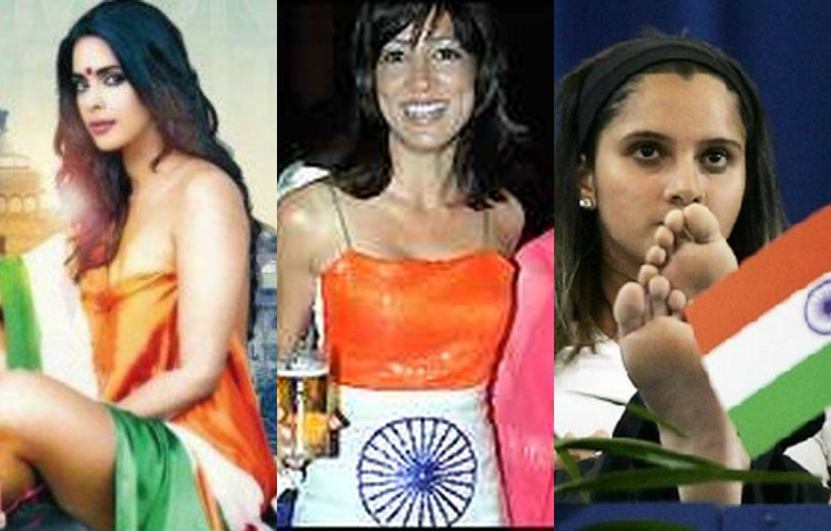 Celebrities' moment of trouble with Indian Tricolour