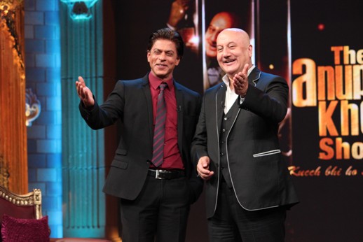 Anupam Kher and Shah Rukh Khan