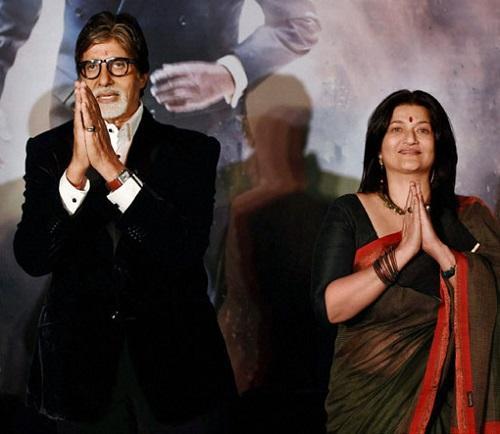 Amitabh Bachchan with Sarika
