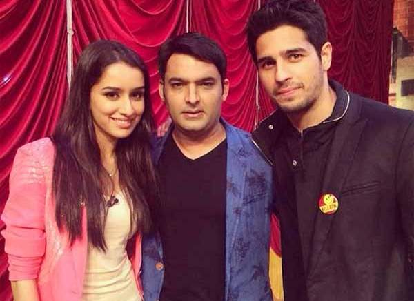 Sidharth Malhotra and Shraddha kapoor in comedy nights in kapil