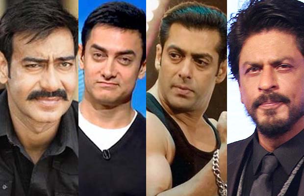 Aamir Khan, Salman Khan, Shah Rukh Khan and Ajay Devgan