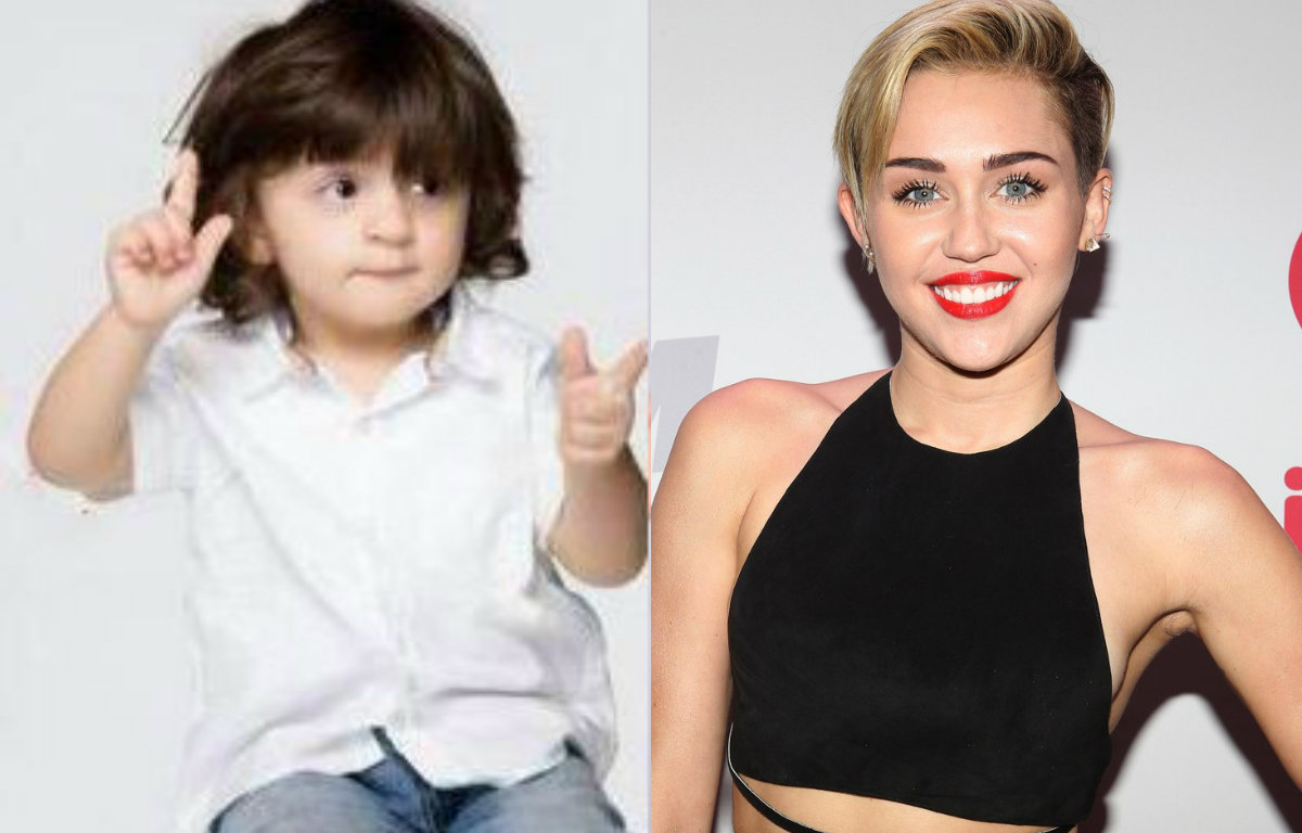 AbRam and Miley Cyrus
