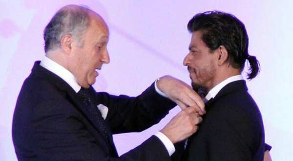 Shah Rukh Khan conferred France's highest honour