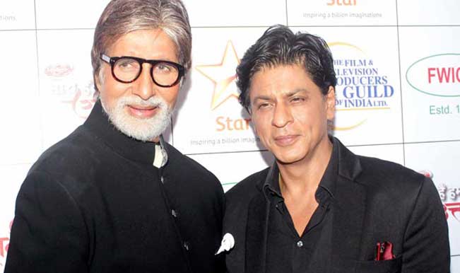 Shah Rukh Khan with Amitabh Bachchan in Yudha