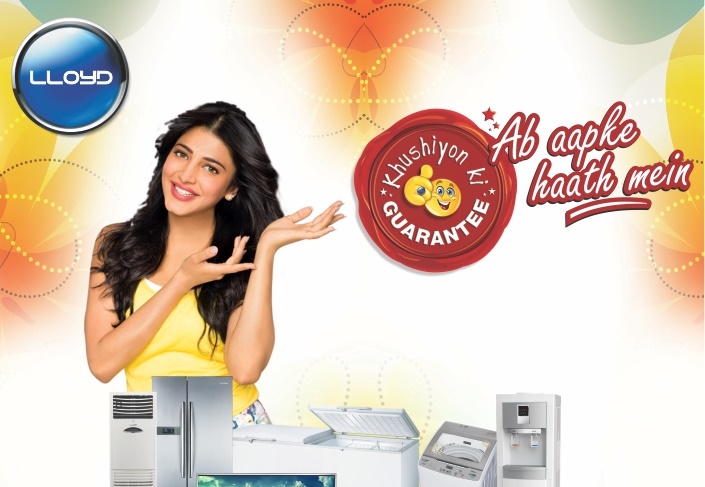 Shruti Haasan to endorse electronic products brand Lloyd