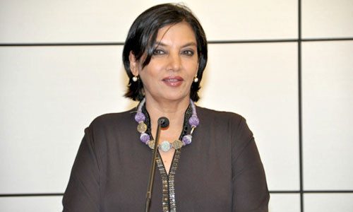 Shabana Azmi short crop