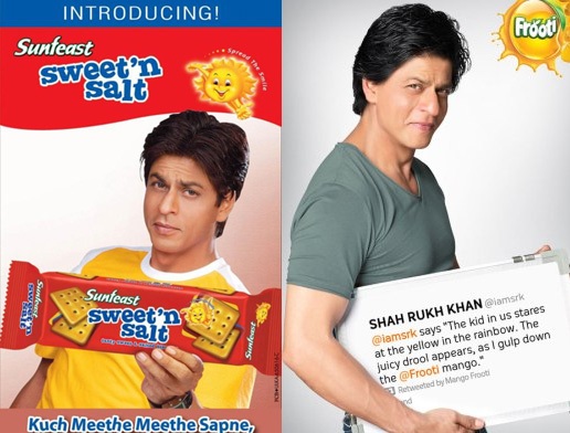 Shah Rukh Khan - Ad Endorsements