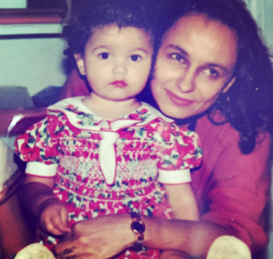 Alia Bhatt with her mother