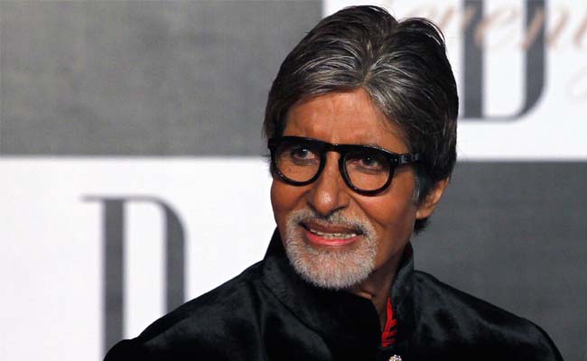 Amitabh Bachchan in black suit