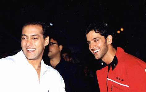 Hrithik Roshan with Salman Khan rare picture