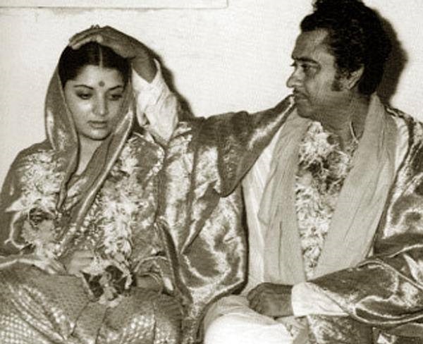 Kishore Kumar with Yogita Bali