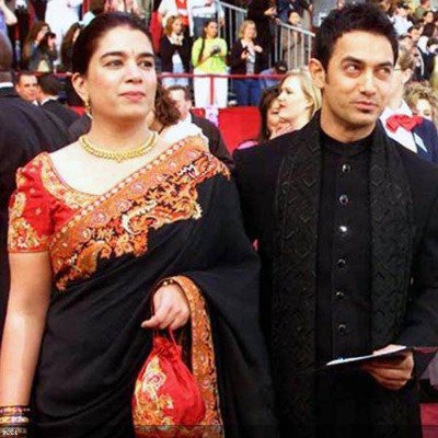 Reena Dutta with Aamir Khan